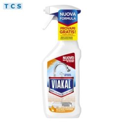 VIAKAL Anticalcare Anti-Limescale Cleaning Spray for Bathroom and Kitchen 470ml