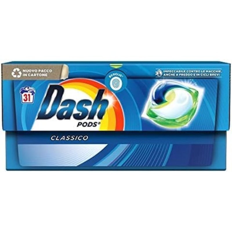 Dash Pods Laundry Detergent Capsules Classic 31 x 21g