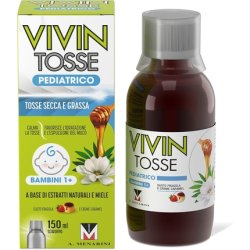 Menarini Vivin Tosse Bambini 1 Pediatric Cough Syrup Dry and Wet Cough 150ml