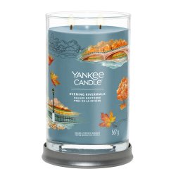 Yankee Candle Evening Riverwalk Scented Candle in Glass - Large