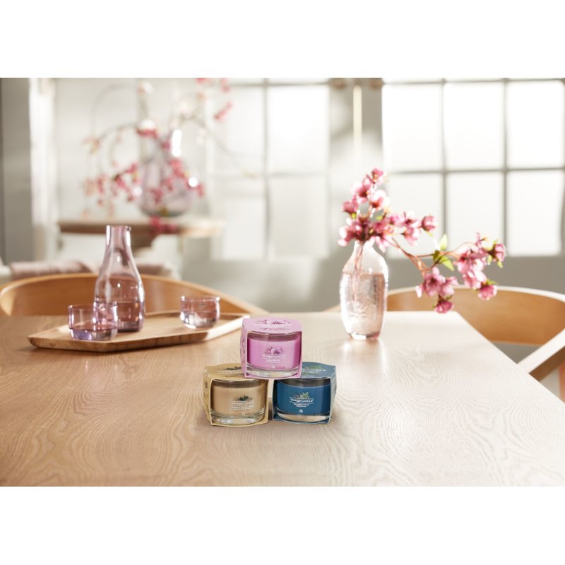 Yankee Candle Amber & Sandalwood bougie en cire Rond Ambre, Bois de santal Marron 1 pièce(s)