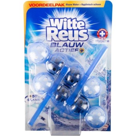 Witte Reus Toilet Block Hygiene Blue Active 100g