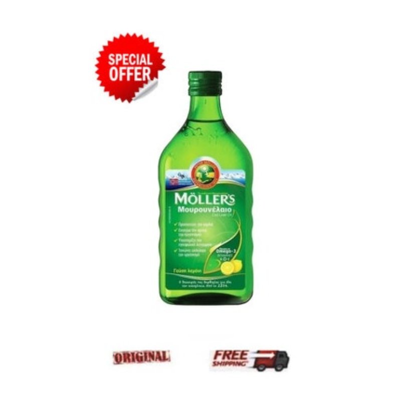 Moller's Cod Liver Oil 250ml Lemon Flavor