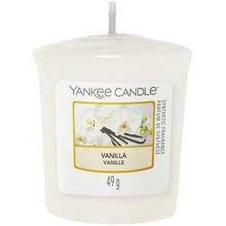 Yankee Candle 49g Vanilla Votive Sampler Candle Cream 4.6cm l x 4.6cm w x 4.8cm h