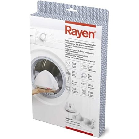 Rayen Washing Bag for Delicate Garments Reusable White 18cm x 15cm x 15cm