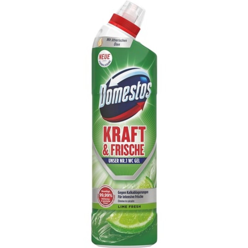 Domestos Power & Fresh Toilet Gel Lime Fresh Ensures Hygienic Cleanliness in the Bathroom