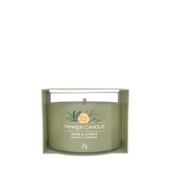 Yankee Candle Sage & Citrus wax candle Round Green 1 pc(s)