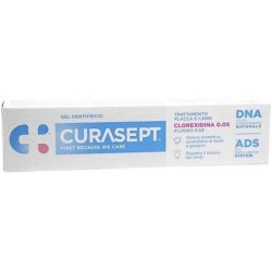 Curasept Chlorhexidine Gel Toothpaste 0.05 with ADS and Fluoride Plaque and Cavities 75ml