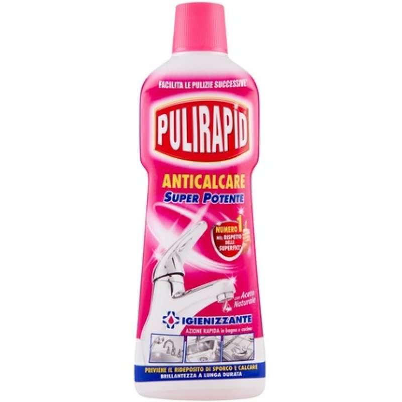 Pulirapid – Anti-Limescale, Cleaner For Stainless Steel And Ceramic, With Vinegar