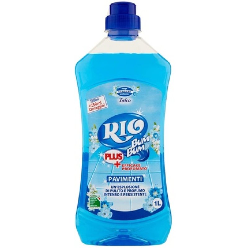 Kemeco Rio Bum Bum Pavimenti Talco 'Talcum Floor Cleaner', 1000 Ml