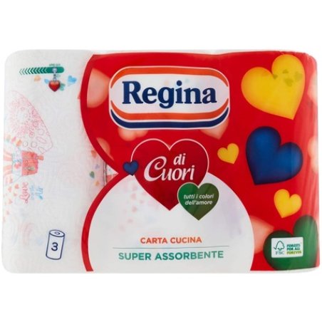Regina Kitchen Paper, 3-Ply, Very Absorbent, 3 Rolls 1