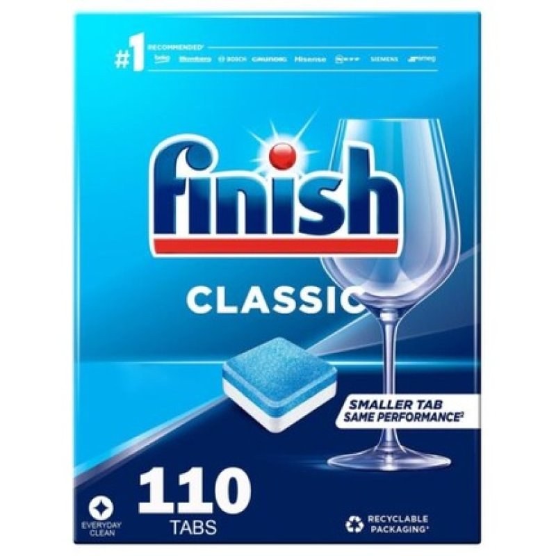 Finish Classic Dishwasher Tablets 110 Everyday Clean