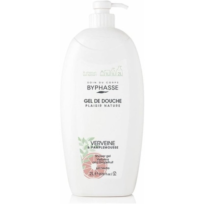Byphasse Verbena Grapefruit Shower Gel 2L