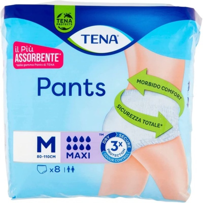 Tena Pants Maxi M Medium, 8 Diapers 1