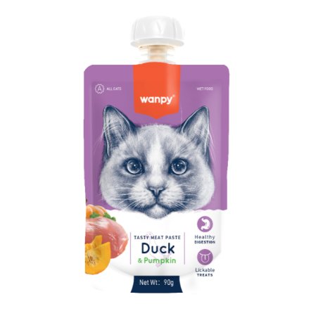 wanpy - Wanpy Cat Tasty Meat Paste - Duck & Pumpkin 90g - 90g