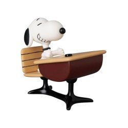 Peanuts mini figurine Medicom UDF série 18 Snoopy with desk 9 cm