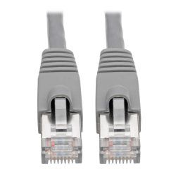 Tripp Lite N262-006-GY Cat6a 10G Snagless Shielded STP Ethernet Cable (RJ45 M/M), PoE, Gray, 6 ft. (1.83 m)