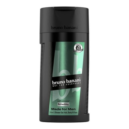 Bruno Banani Fragrance Made For Men 3-in-1 Shower Gel for Body, Hair and Face 250ml