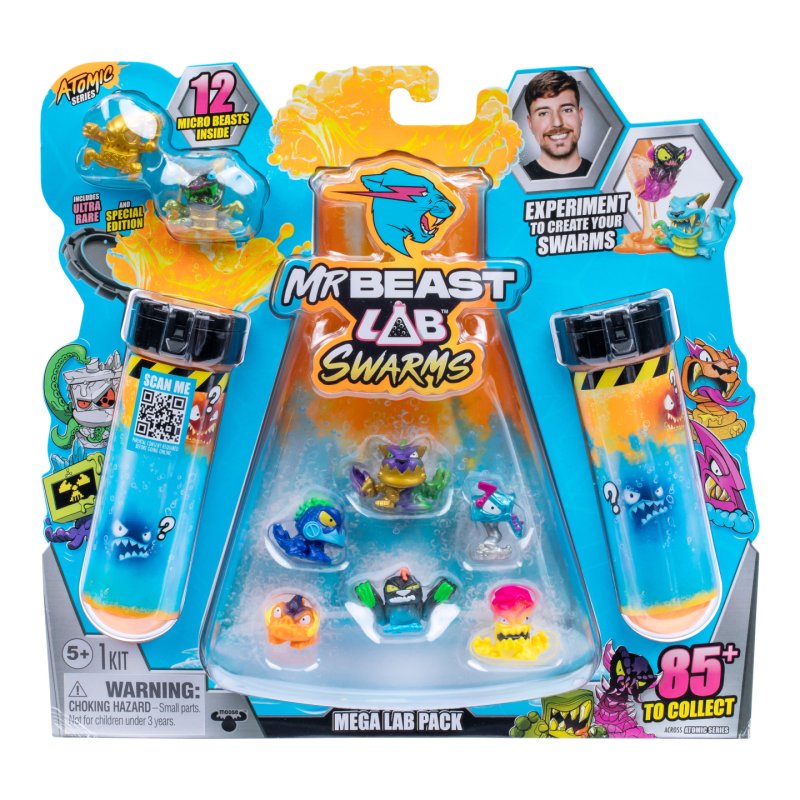 MR. BEAST LAB - MrBeast Lab Swarms Mega Lab 12 pack. Series 2 - (20389)