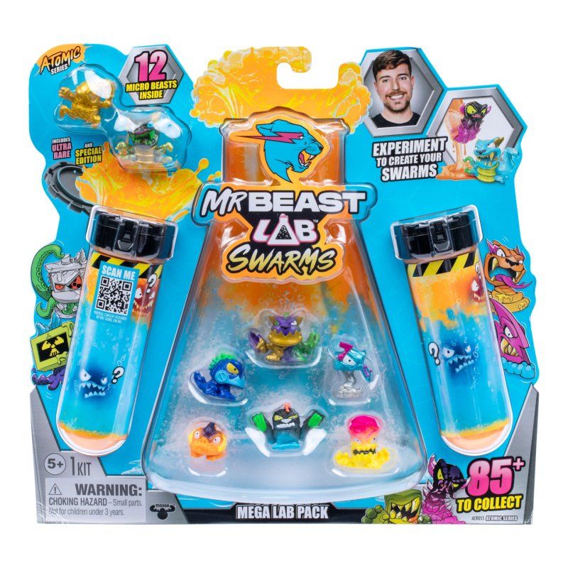 STOCK2 - MR. BEAST LAB - MrBeast Lab Swarms Mega Lab 12 pack. Series 2 - (20389)