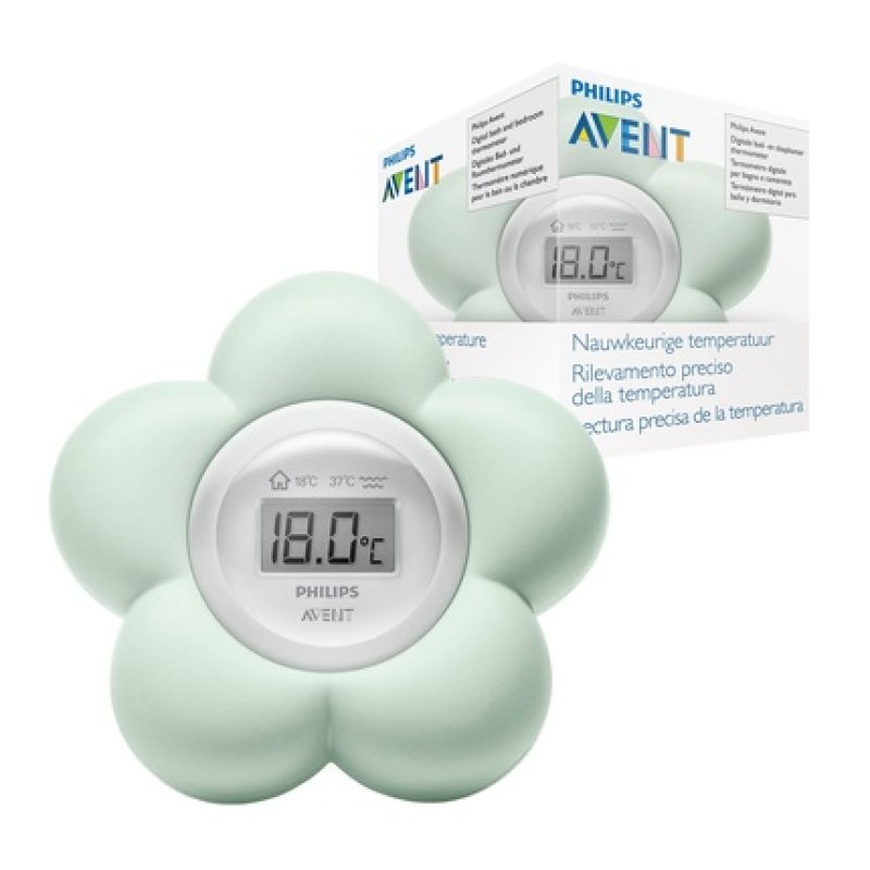Phil Avent SCH480/00 Thermometer gn | Bad-und Raumthermometer