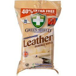 Greenshield Leather Wipes 40% Extra 70s