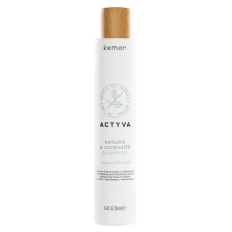Kemon Actyva Volume and Body Shampoo for Fine Hair with Flaxseed 250ml