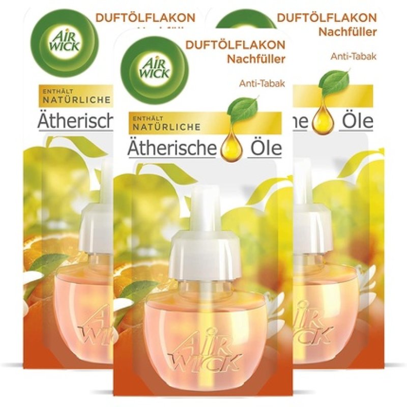 Air Wick Fragrance Oil Bottle Refill Anti-Tobacco - Fruity Room Fragrance With