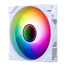 PHANTEKS M25 Gen2 PWM D-RGB Lüfter - Reverse Blade, 140mm, weiß
