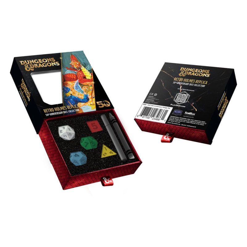 Dungeons & Dragons pack dés 50th Anniversary: Retro Holmes Replica