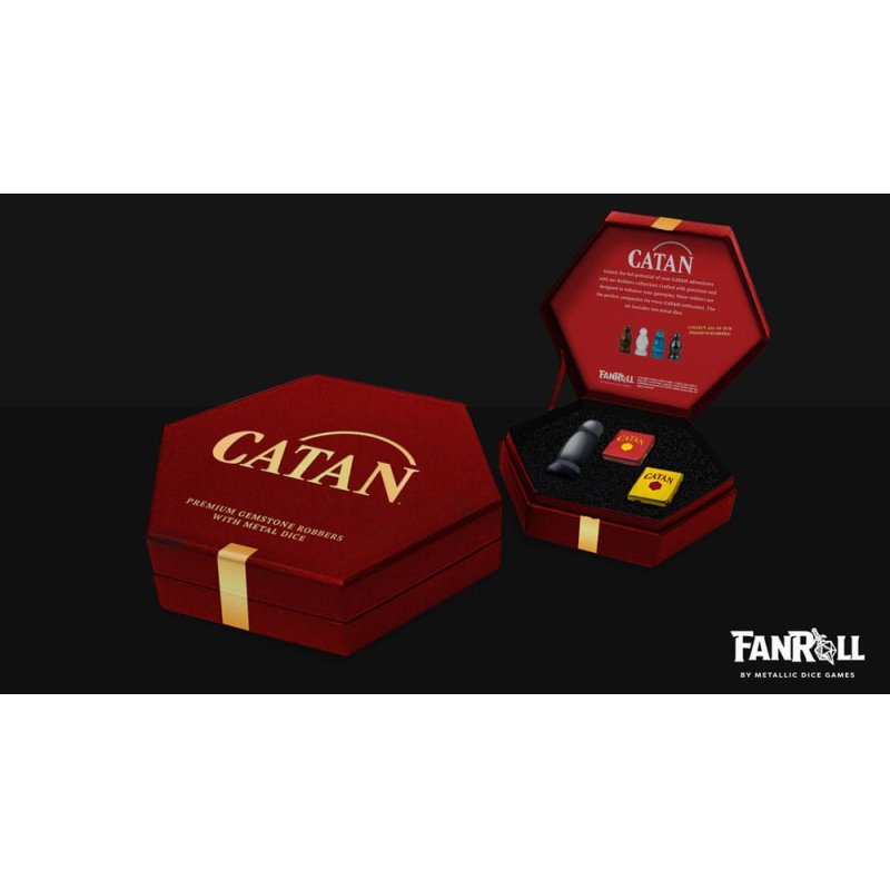 Les Colons de Catane pack dés Upgrade Robber & Metal: Hematite