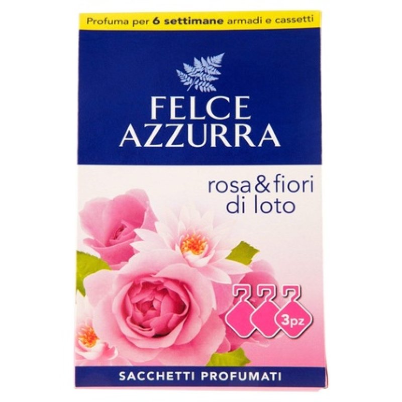 Felce Azzurra Scented Sachets Pink And Almond Eyes - 6 Packs Of 3