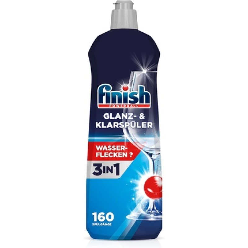 Finish Shine and Rinse Aid for Sparkling and Drier Dishes without Water Spots 800ml