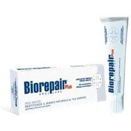 Biorepair Pro Plus White Natural Teeth Whitening Toothpaste 75ml