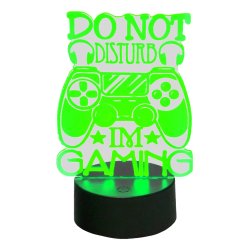 MECHARITE 3D LED Lampe - Don't Disturb