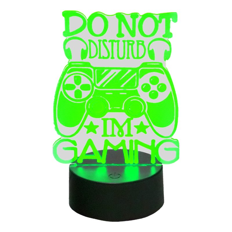 MECHARITE 3D LED Lampe - Don't Disturb