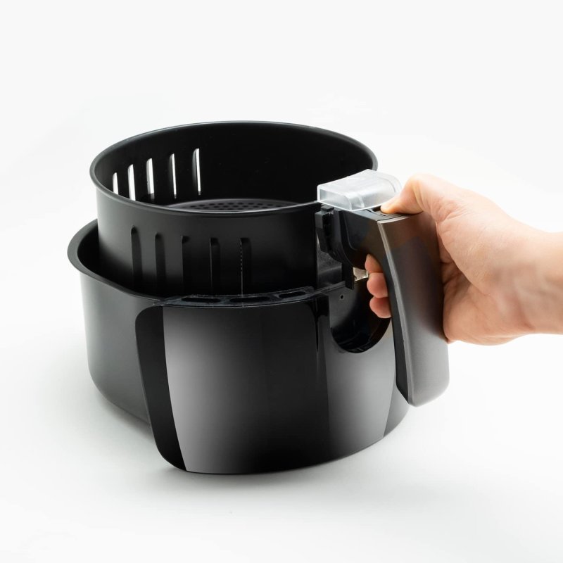 Black & Decker BXAF2500E friteuse Unique 2,5 L Autonome 1500 W Friteuse d’air chaud Noir