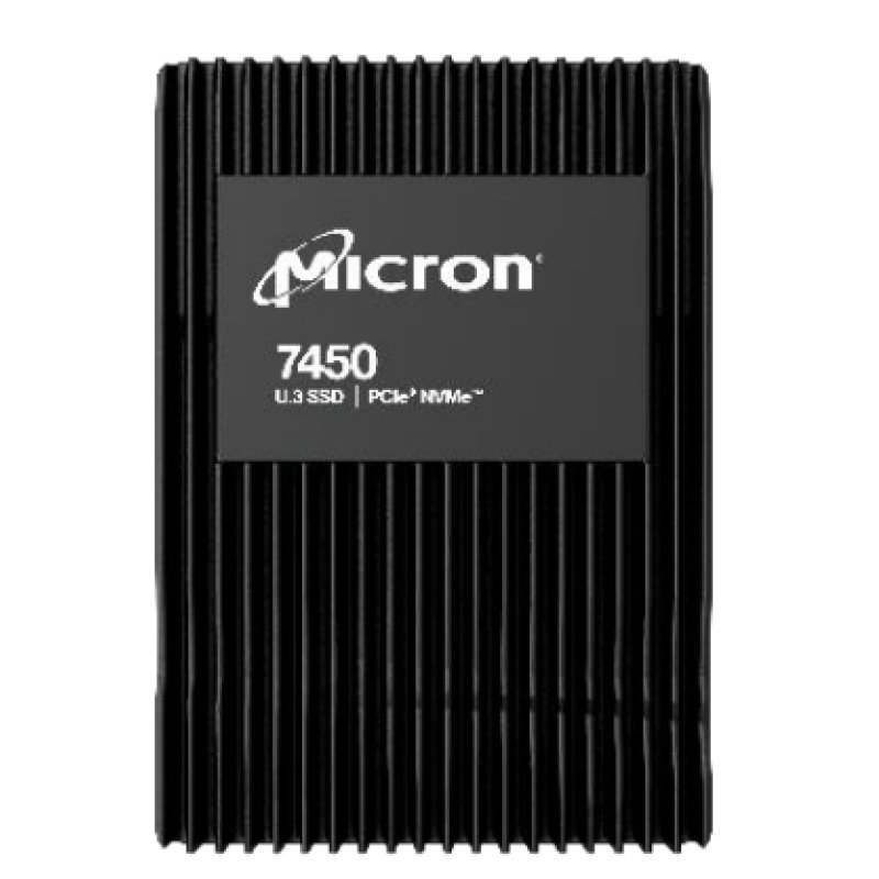 Micron 7450 PRO 7680GB NVMe U.3 15mm SSD
