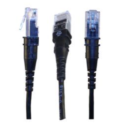 PatchSee ThinPATCH câble de réseau Noir 6,1 m Cat6a U/FTP (STP)