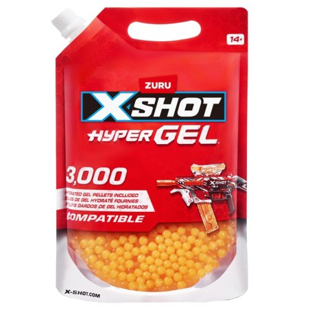 X-SHOT Hyper Gel Nachfüllpackung 3.000 Gel-Kugeln - EN71