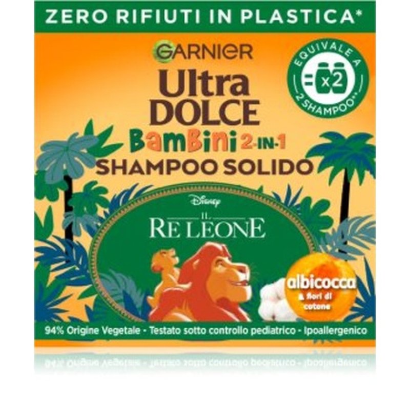 Garnier Ultra Doux Kids 2-In-1 Shampoo Bar - 60 Grams