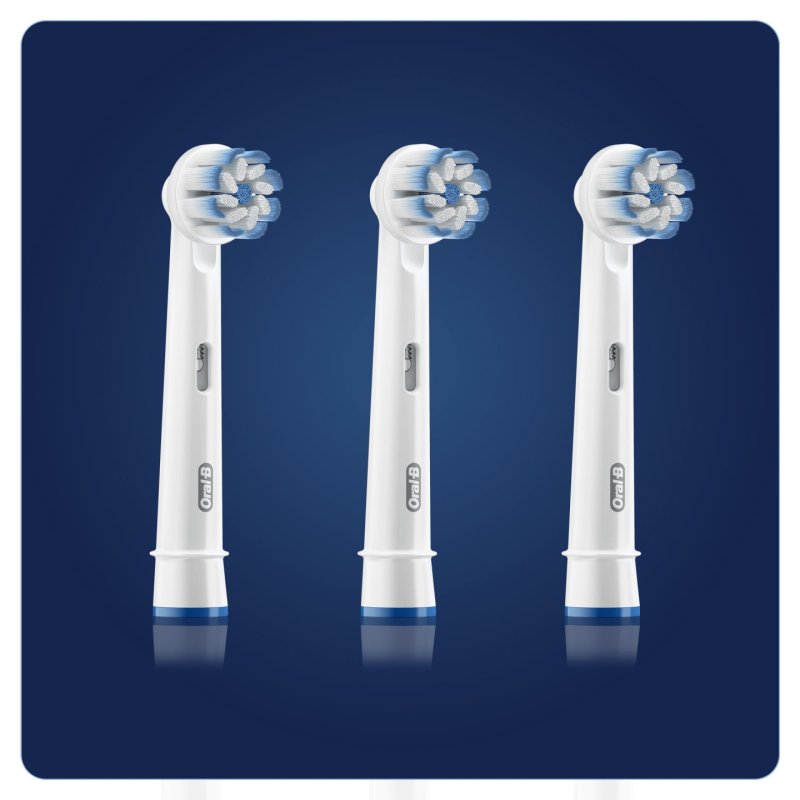 Oral-B Sensitive Clean 80338478 toothbrush head 3 pc(s) White