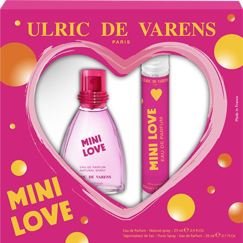 STOCKLWD5 - ULRIC DE VARENS - MINI LOVE EDP 25 ML SAC 20 ML