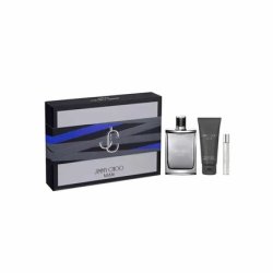 Jimmy Choo Man Eau De Toilette Spray 100ml Set 3 Pieces - Men's Fragrance