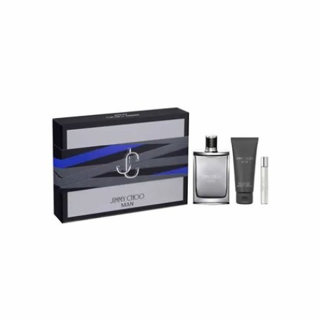 Jimmy Choo Man Eau De Toilette Spray 100ml Set 3 Pieces - Men's Fragrance