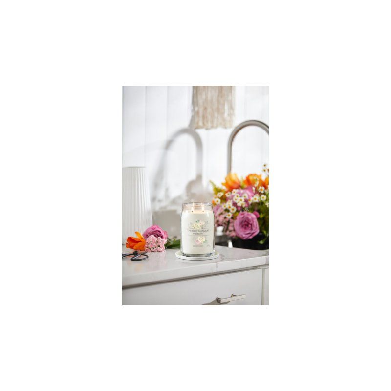 Yankee Candle Signature bougie en cire Cylindre Floral, Fruité Blanc 1 pièce(s)