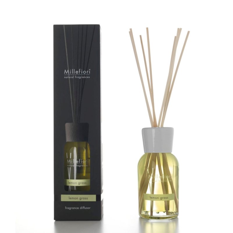 Millefiori 7ddlg Lemon Grass Room Fragrance Diffuser 250 Ml Natural Including