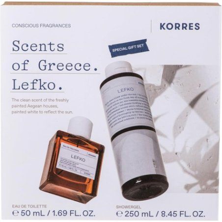 KORRES Lefko EDT & Shower Gel Set 300ml