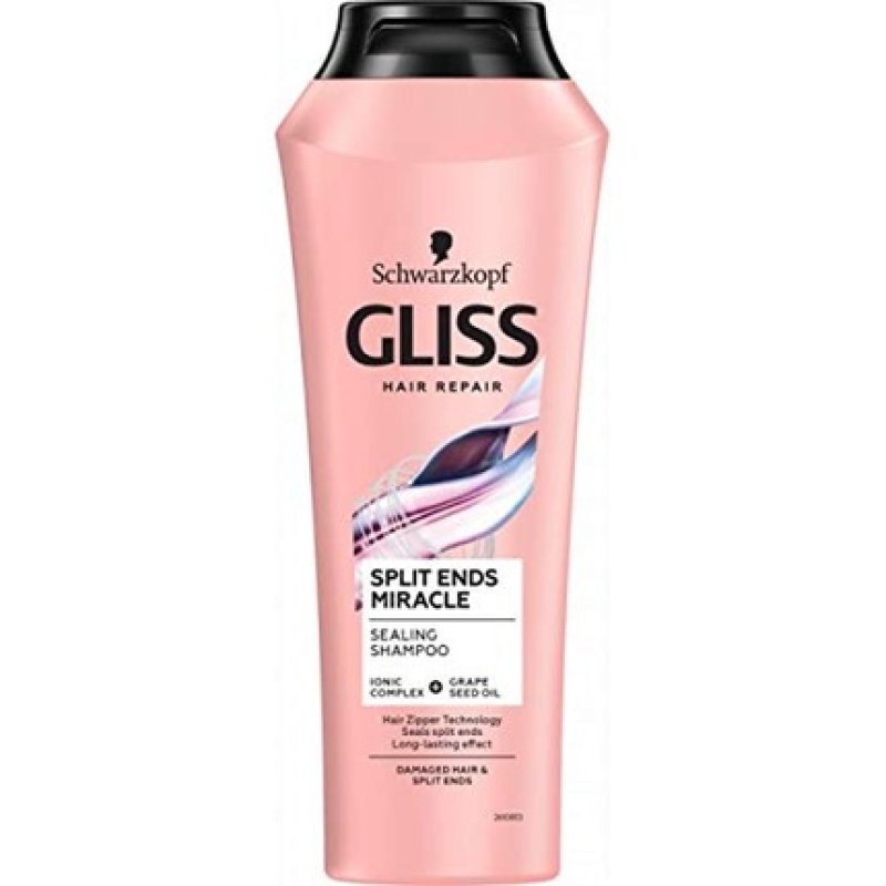 Gliss Kur Split Ends Miracle Shampoo 250ml 8.3 fl oz