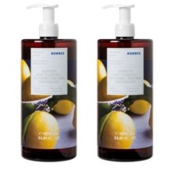Korres Basil Lemon Renewing Body Cleanser Shower to Foam Gel 33.81oz Pump